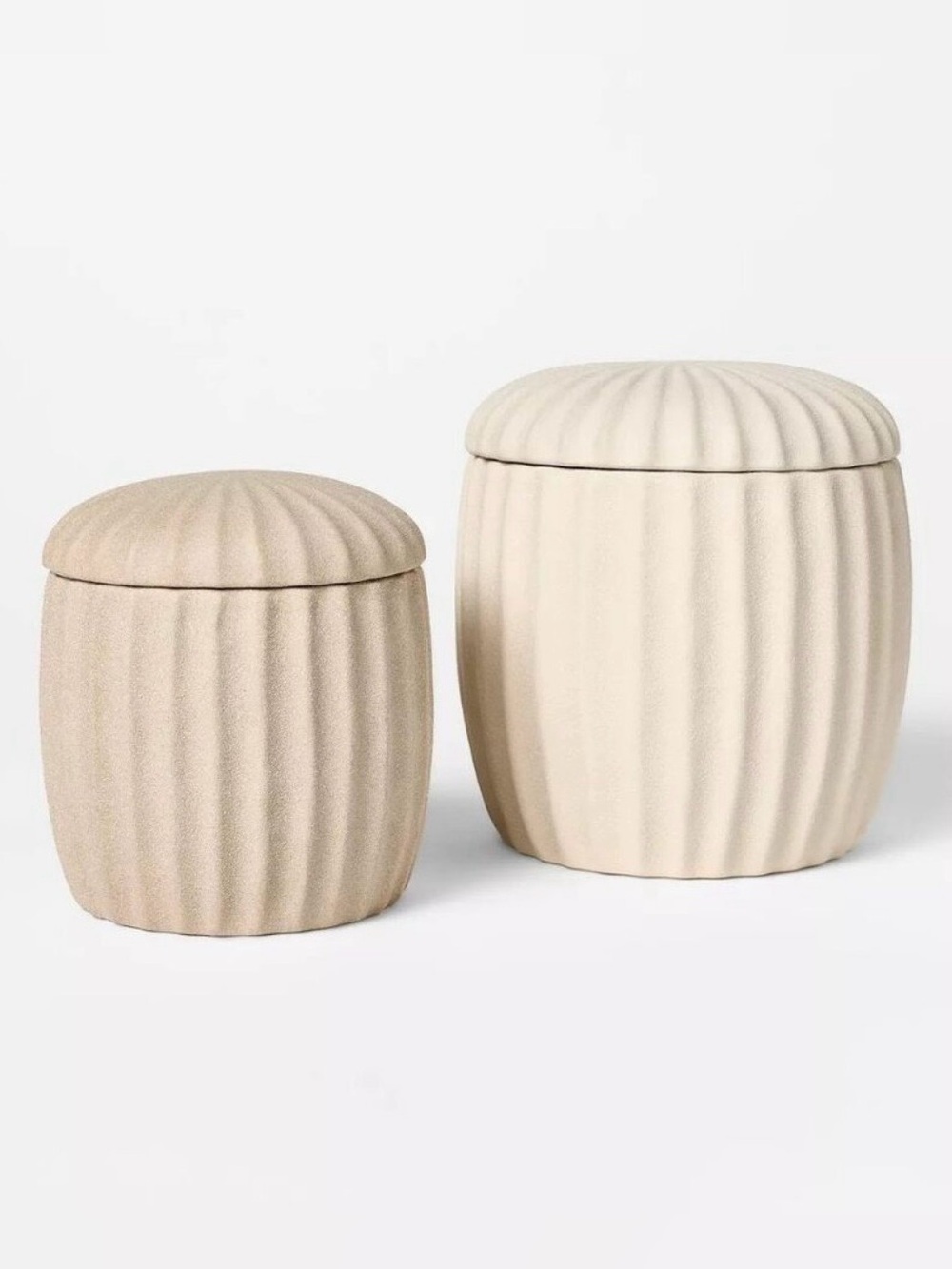 Set of 2 Matte Ceramic Canisters - Studio McGee